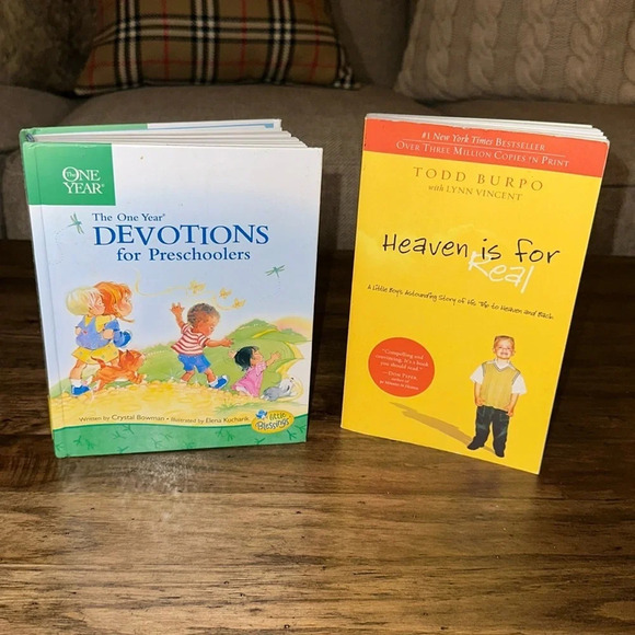 Religious Bundle Christian Books Devotions For Preschoolers Hardback Heaven - Picture 1 of 1